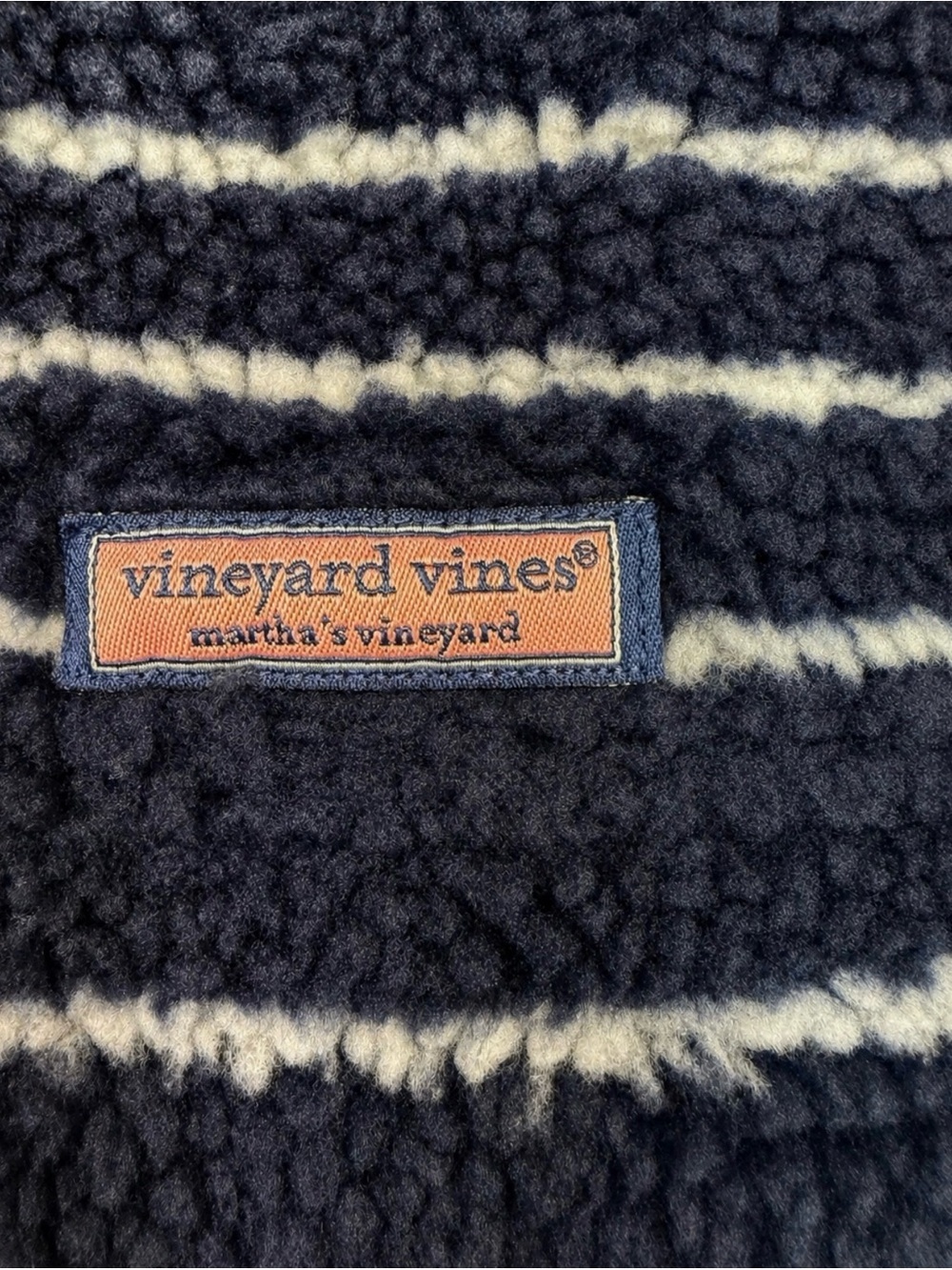 Vineyard Vines The Shep Shirt Break Stripe Sherpa Supershep Size Small - Picture 4 of 9